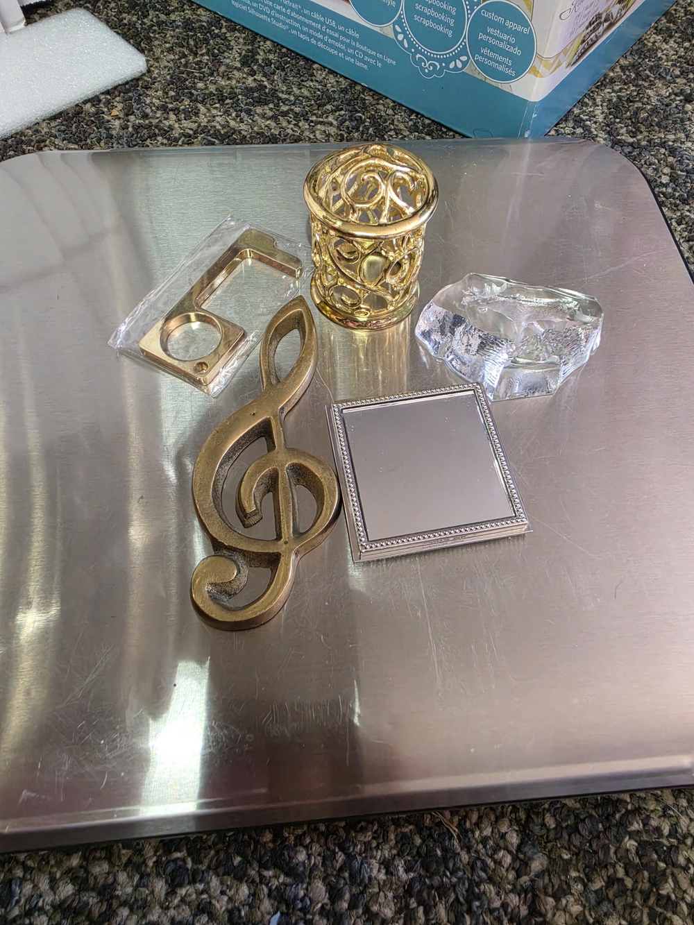 Gold Treble Clef Decorative Accent - Home Bath